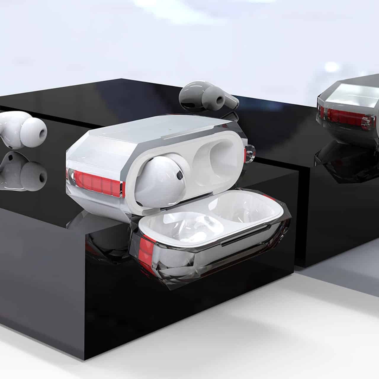 Diamond Cut Transparent AirPods Pro Case
