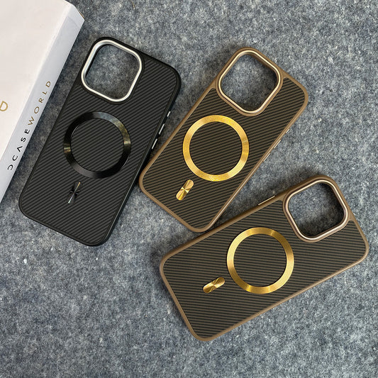 CarbonShield MagSafe Drop-Proof TPU Case