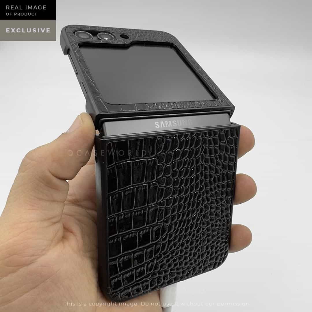 Luxury Croco Patent Leather Case