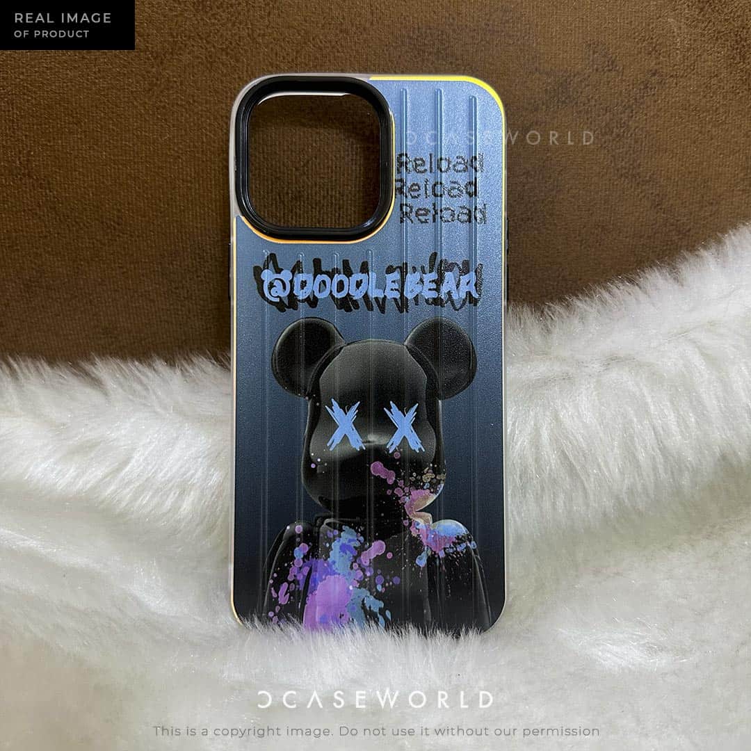 Doodle Bear Trolly Pattern Case