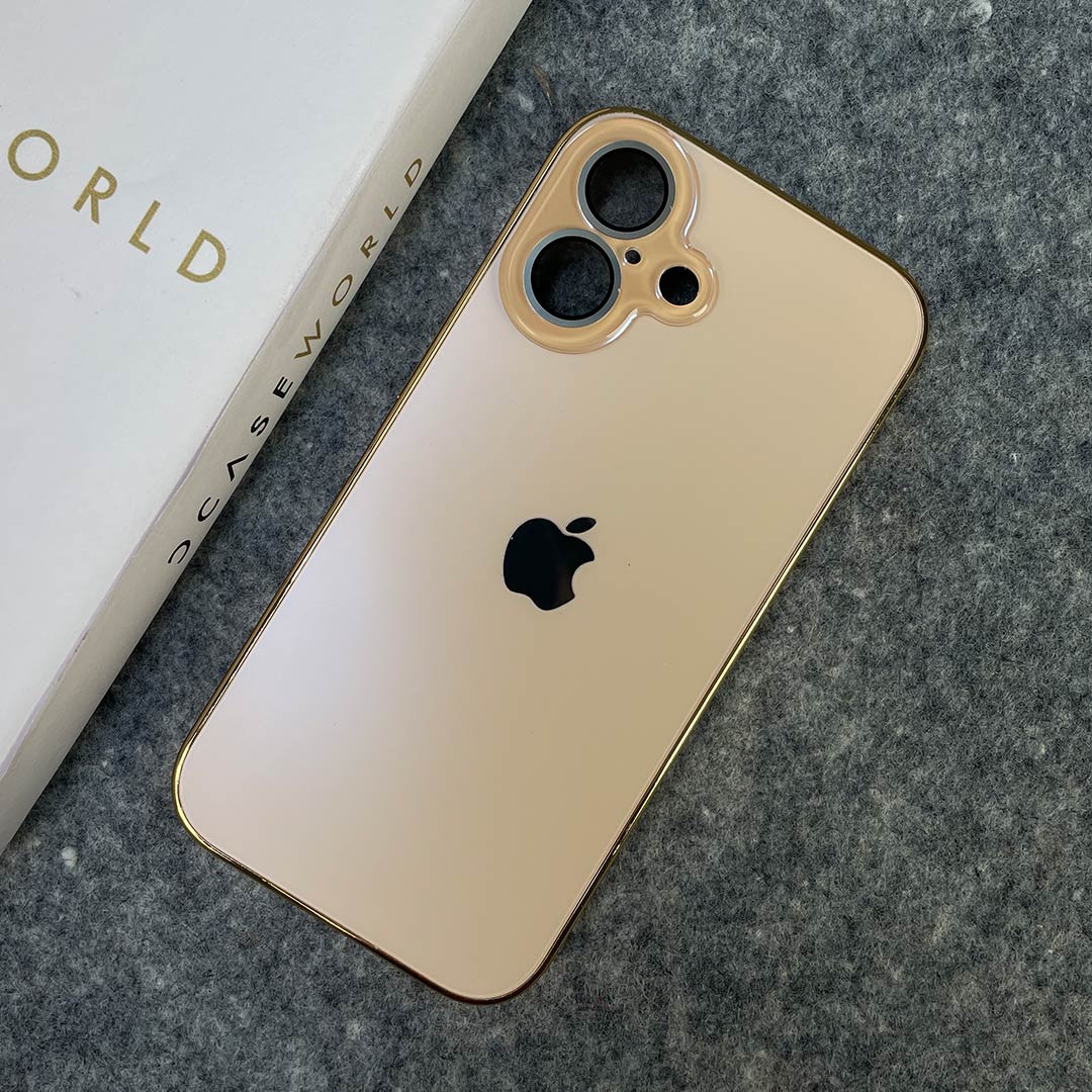 Elegant Matte Chrome Plated Lens Protection Case