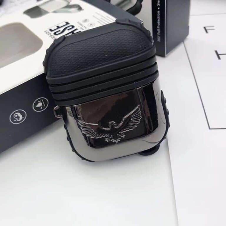 Eagle Metal + SilicaGel AirPods Case