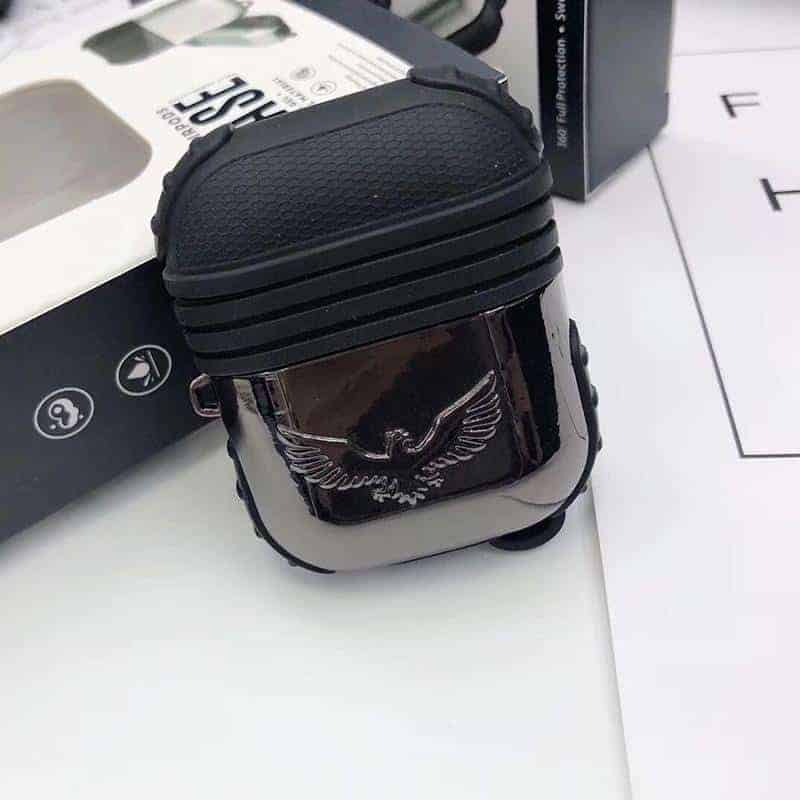 Eagle Metal + SilicaGel AirPods Case
