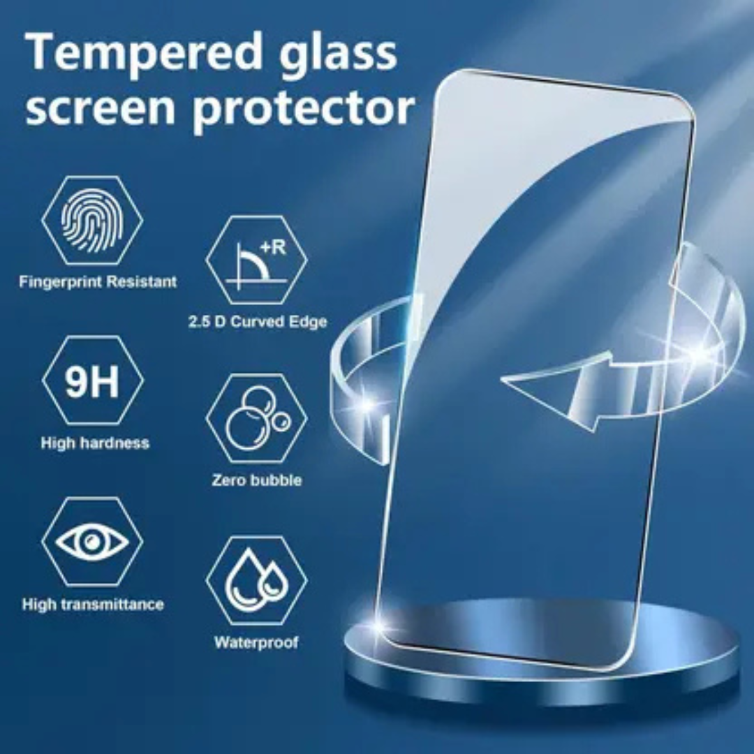 Fullscreen Edge-to-Edge Tempered Glass for iPhone 17 Pro Max