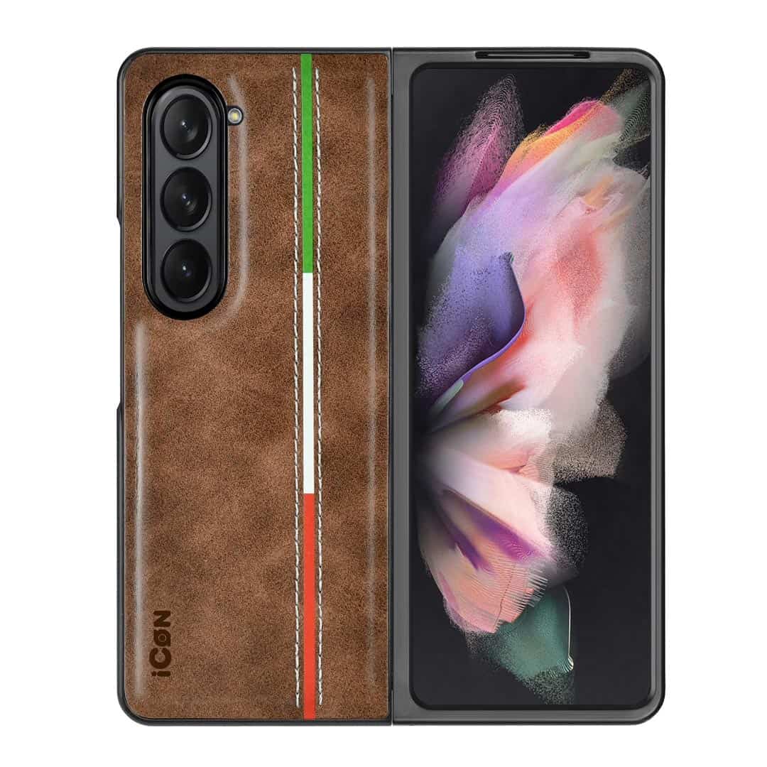 ITALIAN STRIPES LUXURIOUS ICON CASE - Z FOLD 5