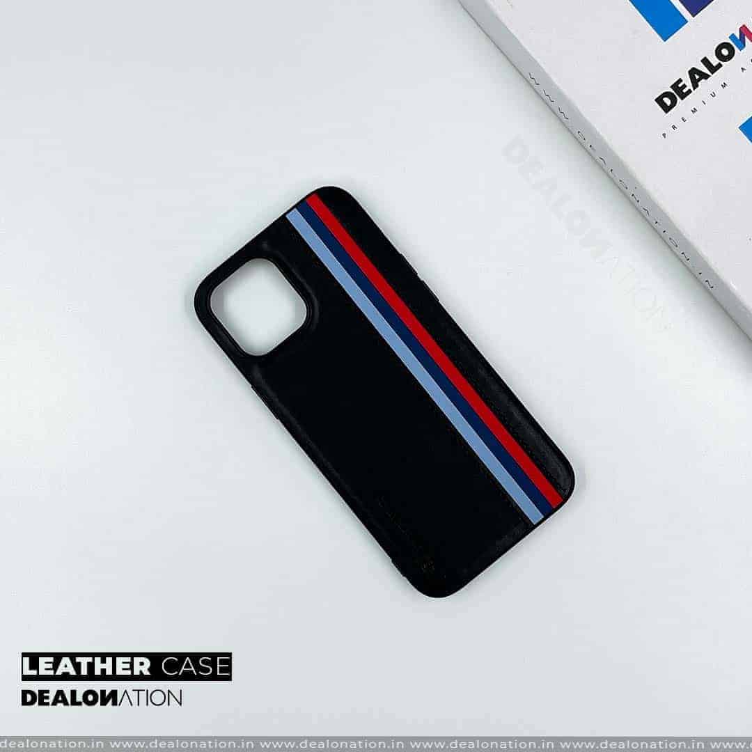 Tri Stripes Leather Case