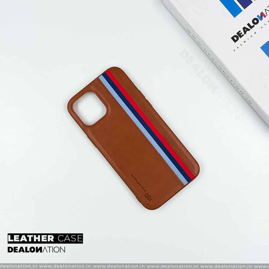 Tri Stripes Leather Case