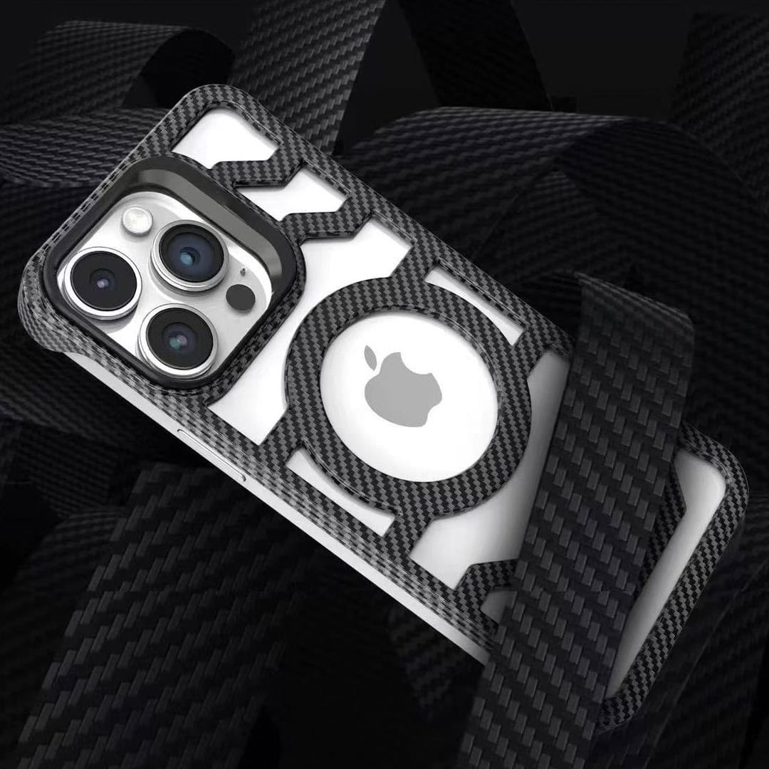 Bezel Less Carbon Fiber Magnetic Bracket Case