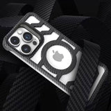 Bezel Less Carbon Fiber Magnetic Bracket Case