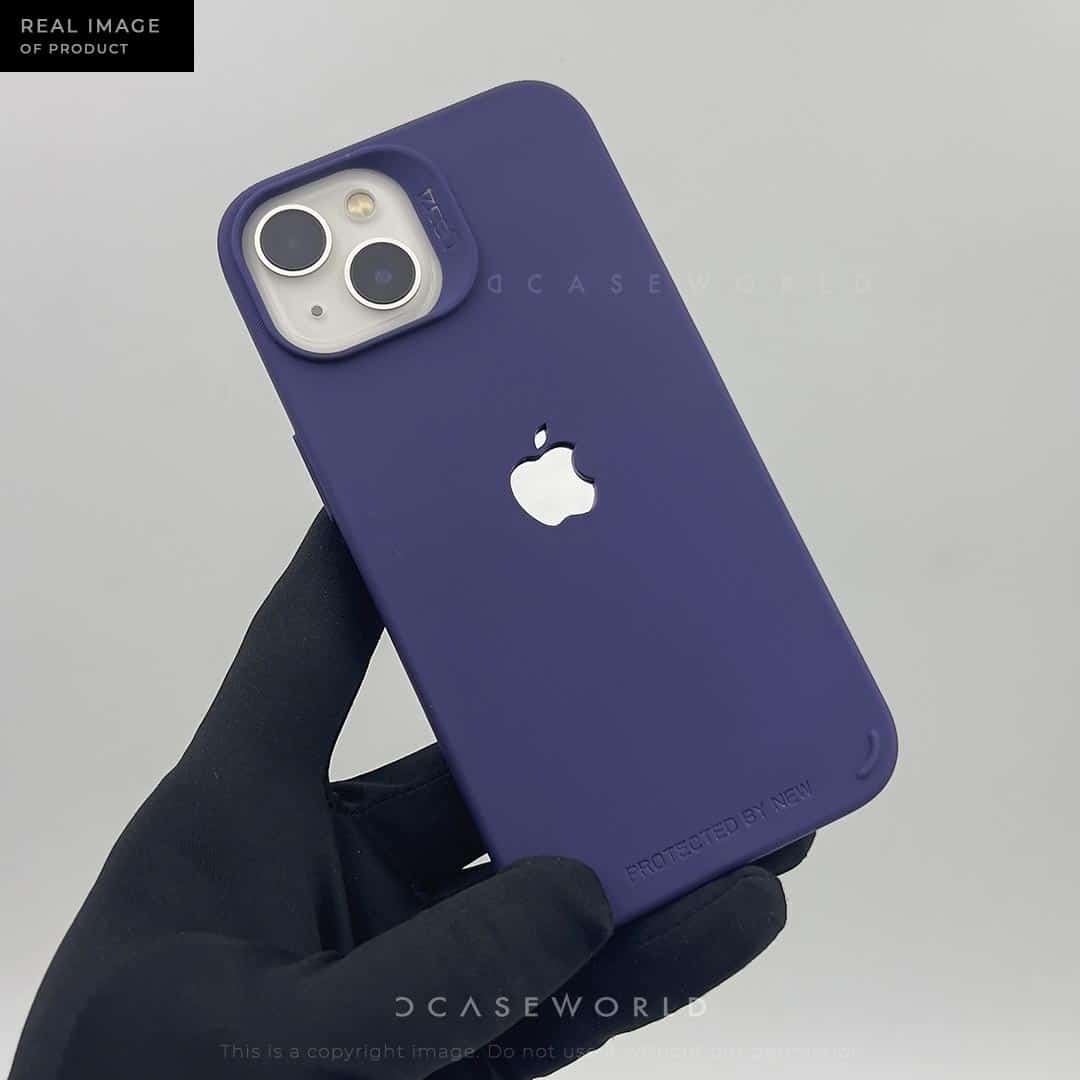 Silicone Slim Logo Cut - Purple