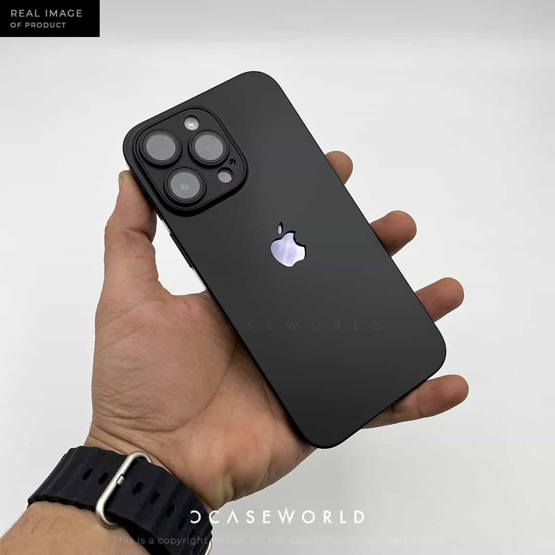Ultra Slim Logo Cut with Camera Lens Protection Case