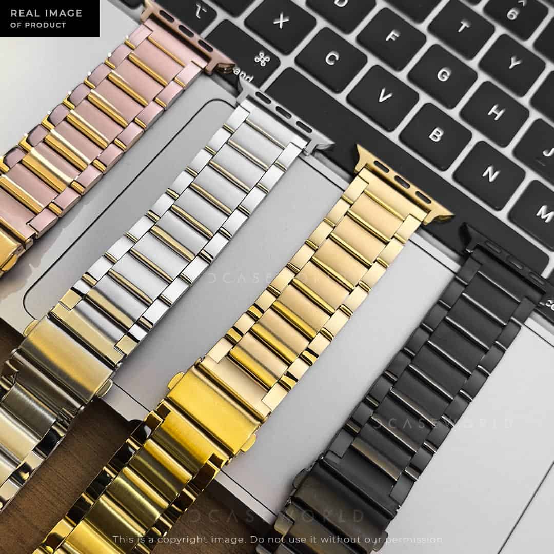 Luxury Stainless Steel Strap – 49/45/44/42 MM (watch not included)