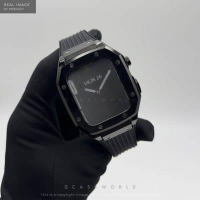 Luxury Stainless Steel Case with Silicon Strap (44-45MM)