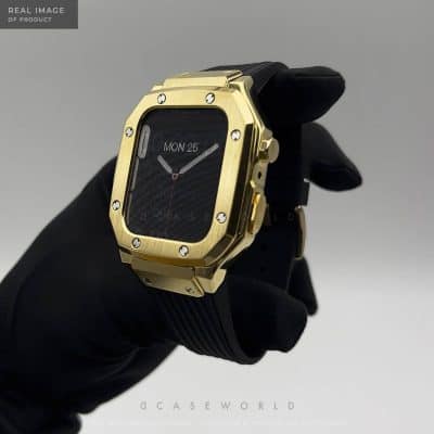 Luxury Stainless Steel Case with Silicon Strap (44-45MM)