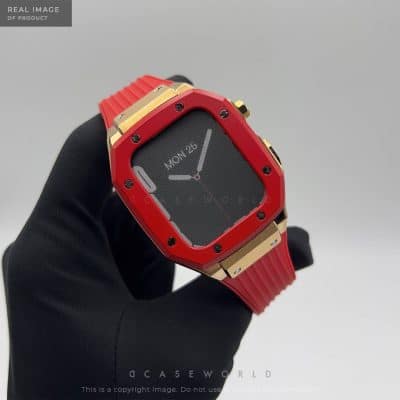 Luxury Stainless Steel Case with Silicon Strap (44-45MM)