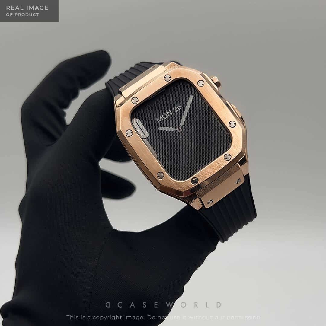 Luxury Stainless Steel Case with Silicon Strap (44-45MM)