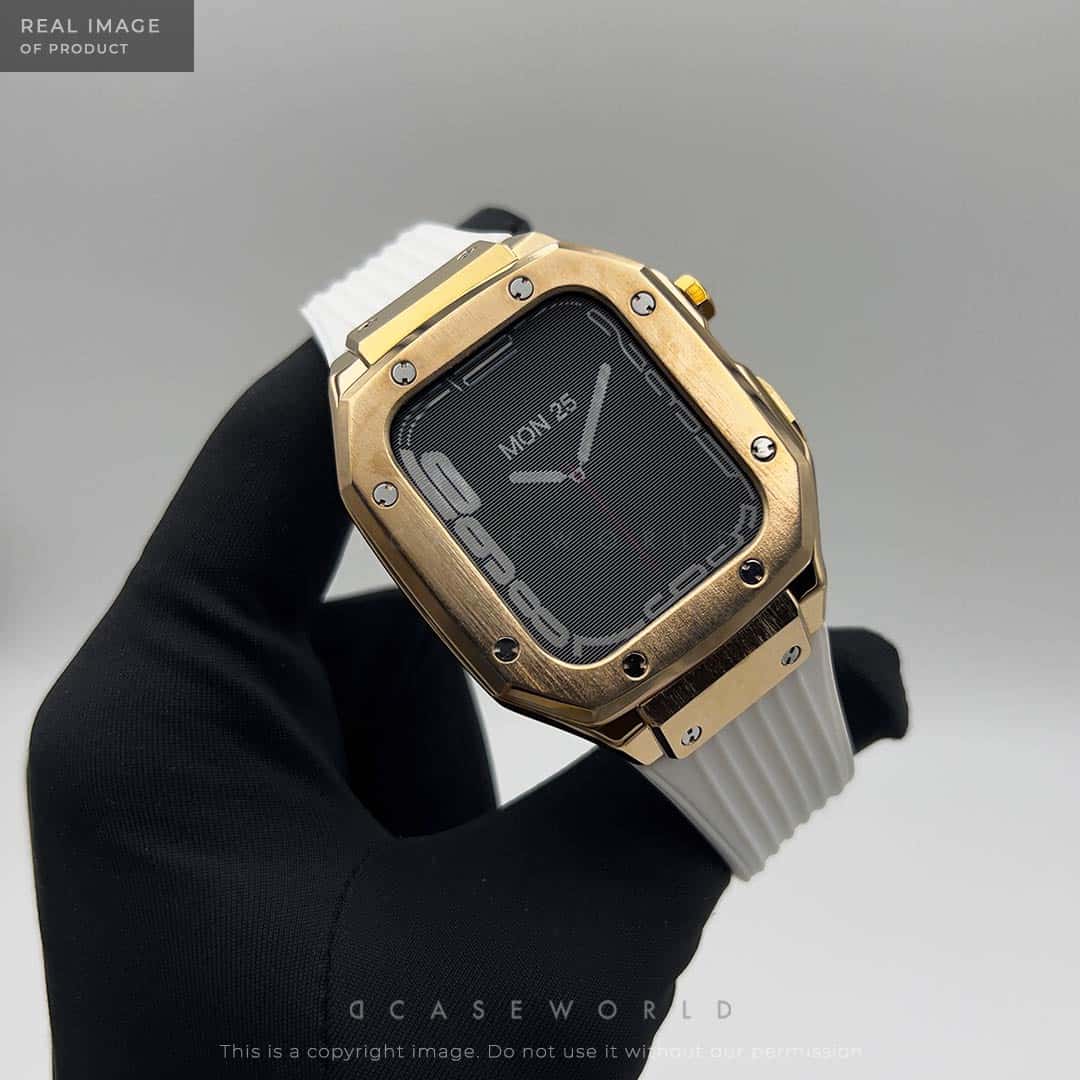 Luxury Stainless Steel Case with Silicon Strap (44-45MM)