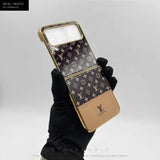LUXE Premium Glass Back Case with Microfibre Cloth Inside – Z Flip 4