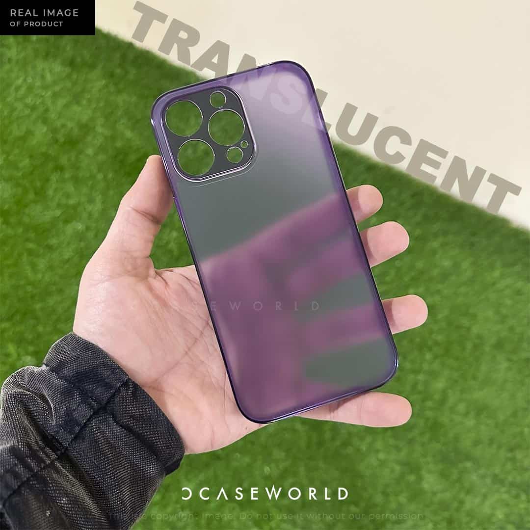 Purple Smooth Matte Case with Shiny Sides