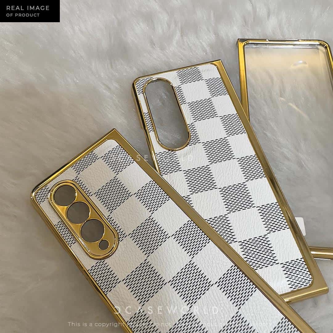 Checks with Chrome Sides and Glass Front Panel