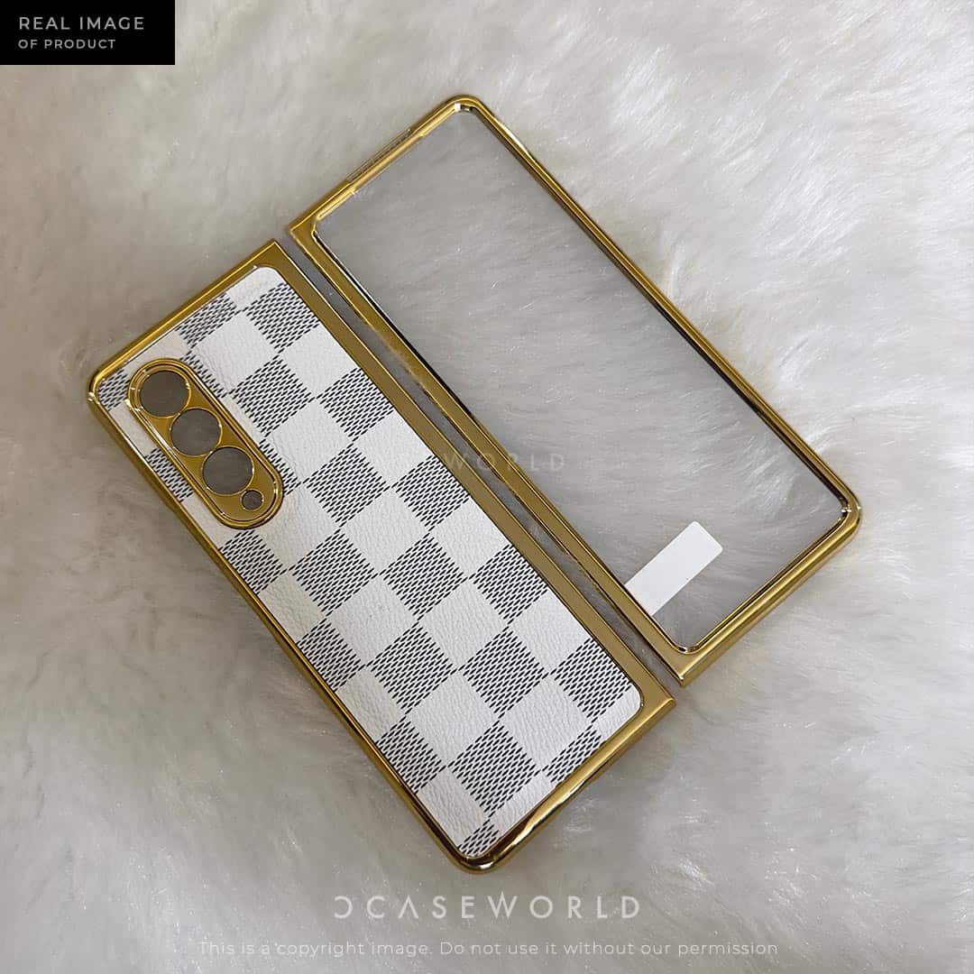 Checks with Chrome Sides and Glass Front Panel