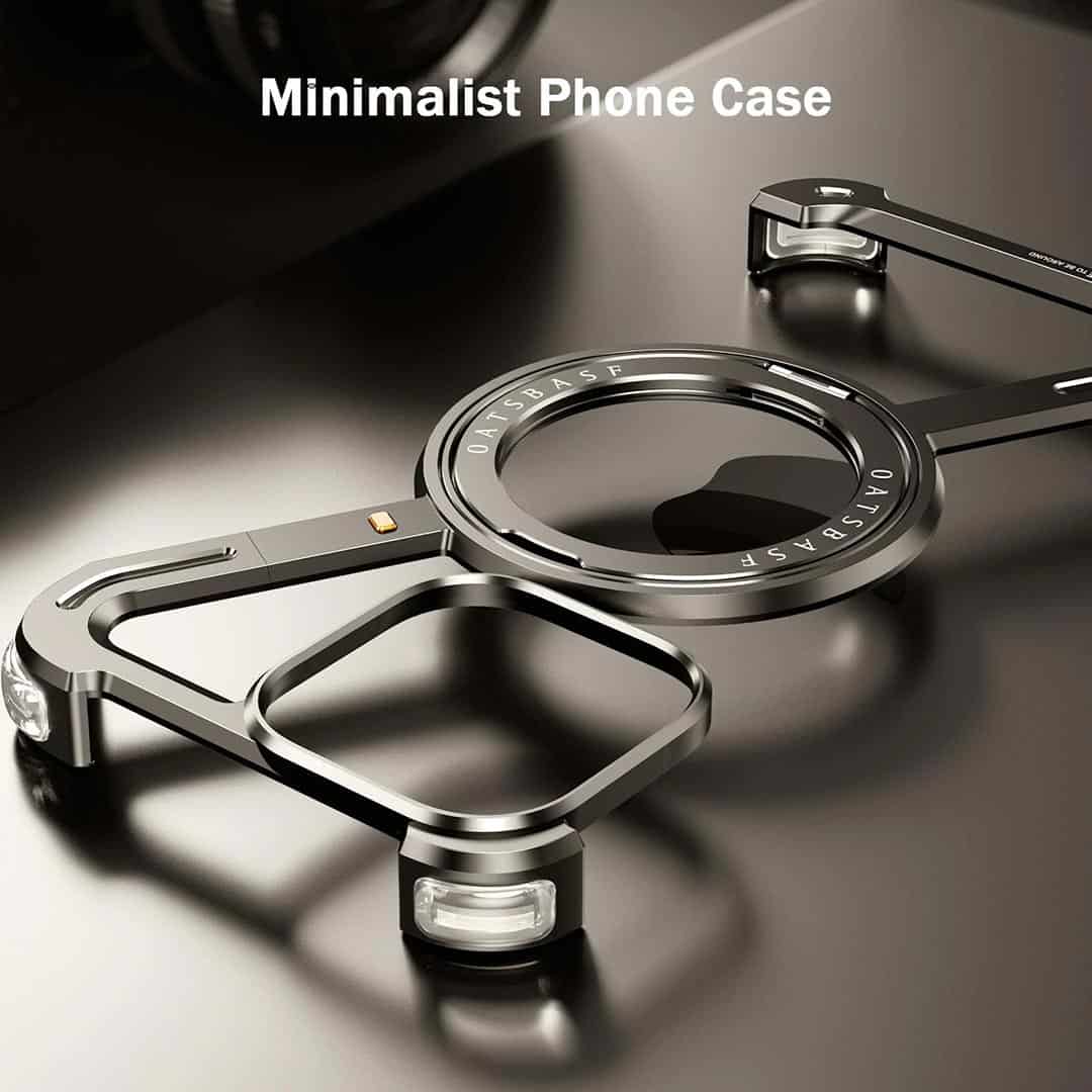 Z Rotating MagSafe Metal Rimless Case