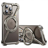 Z Rotating MagSafe Metal Rimless Case