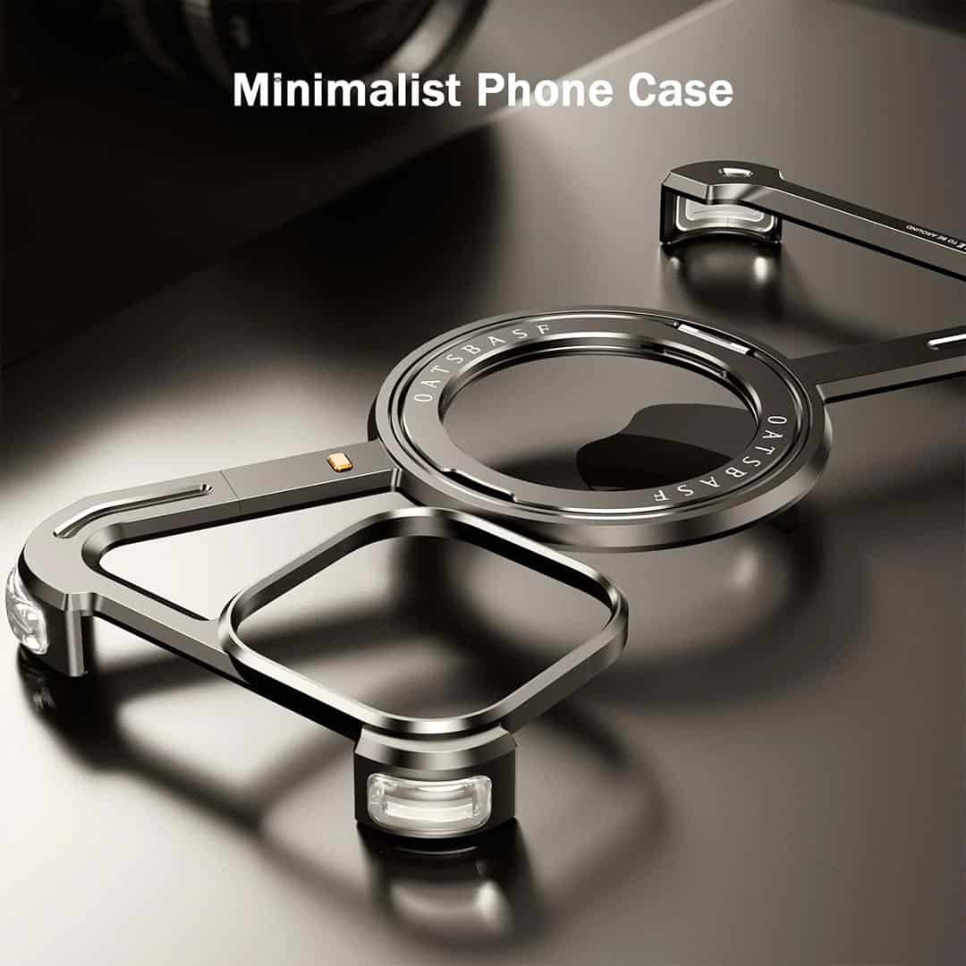 Z Rotating MagSafe Metal Rimless Case