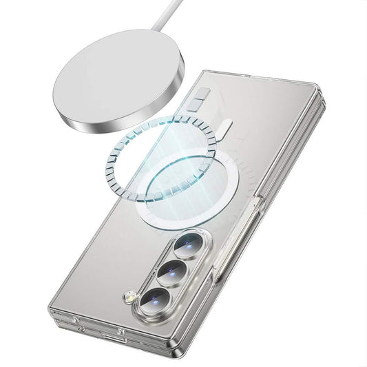 Crystal Clear Anti-Yellowing MagSafe Case For Galaxy Z Fold Series