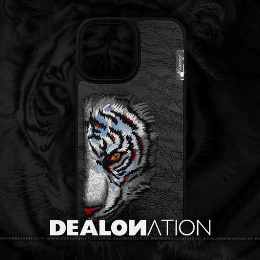 NIMMY 3D Embroidery Shell Leather Case