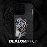 NIMMY 3D Embroidery Shell Leather Case