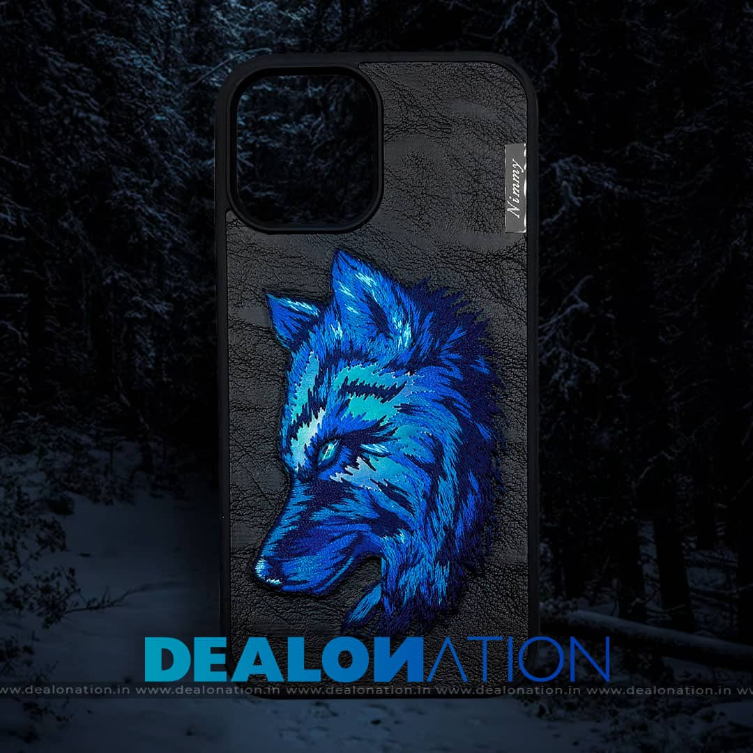 NIMMY 3D Embroidery Shell Leather Case