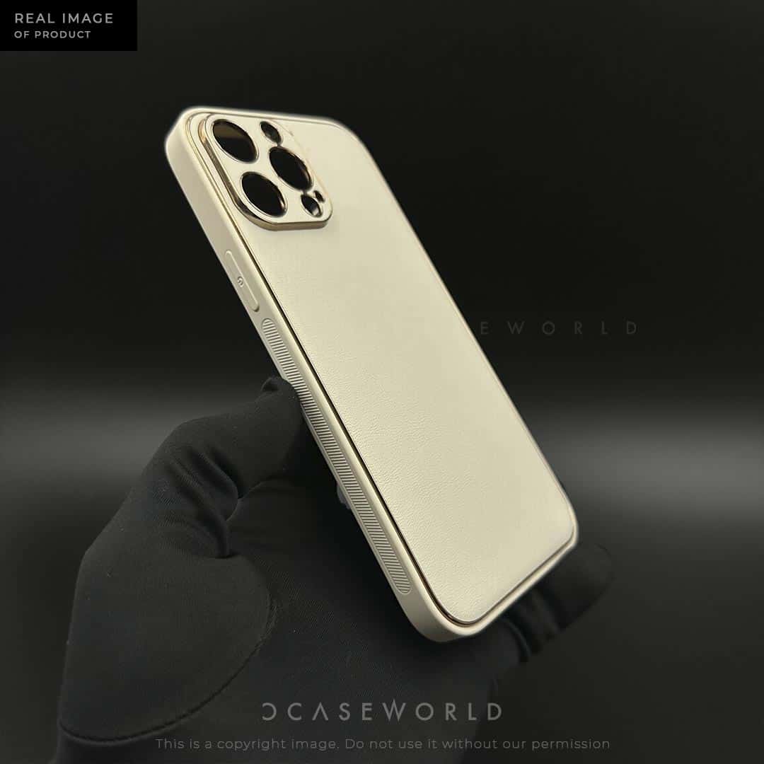 Premium Leather TPU Case with Camera Protection