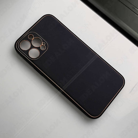 Premium Leather TPU Case with Camera Protection