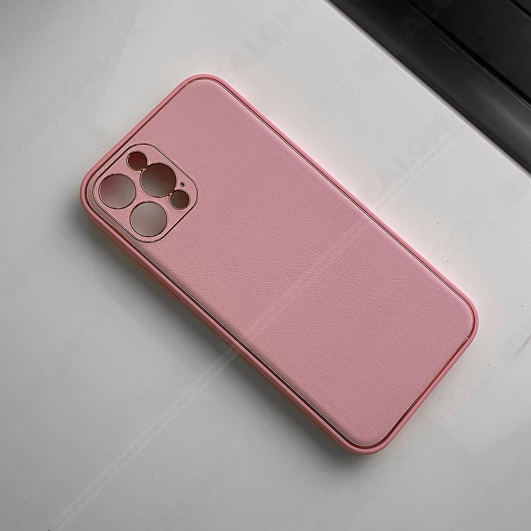 Premium Leather TPU Case with Camera Protection