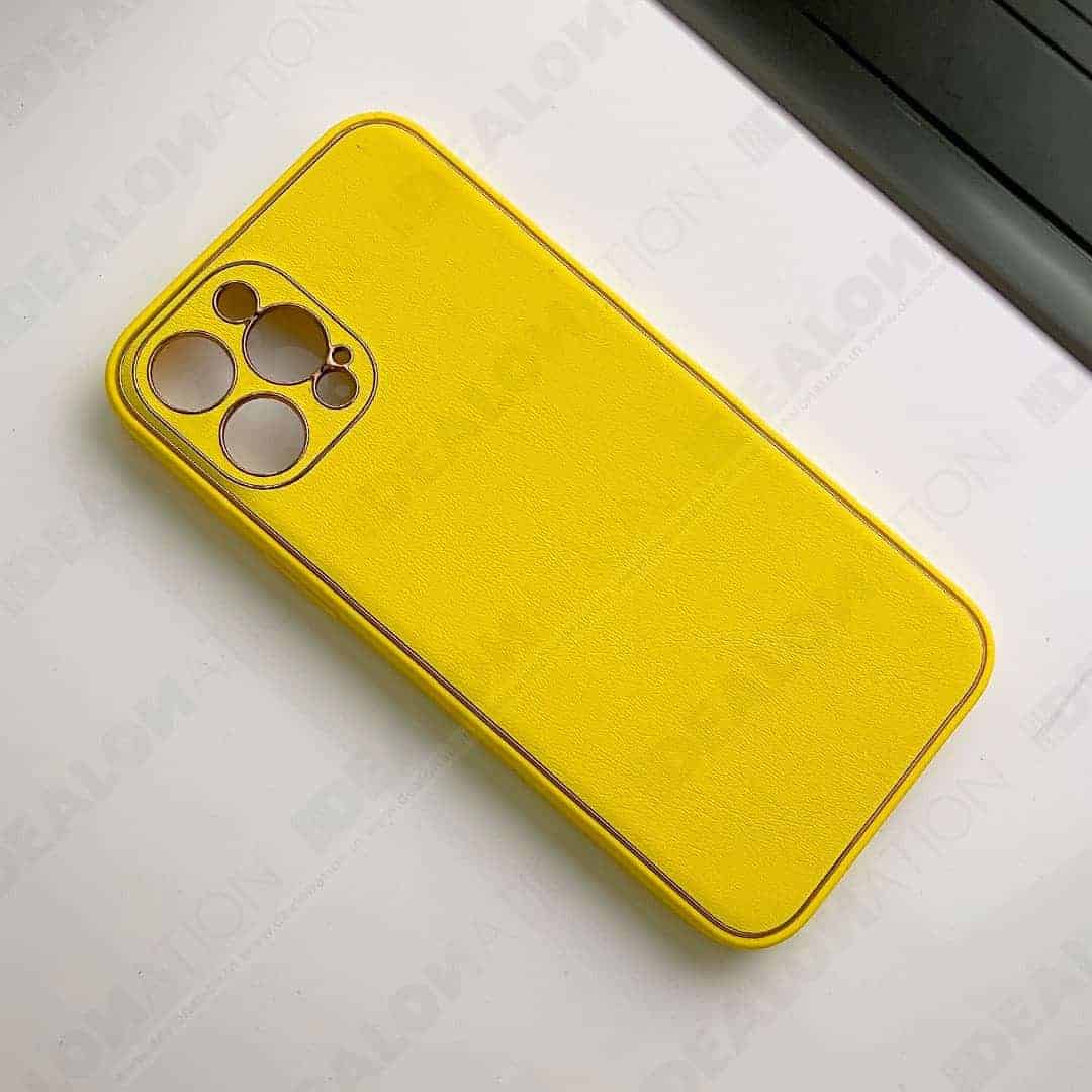 Premium Leather TPU Case with Camera Protection