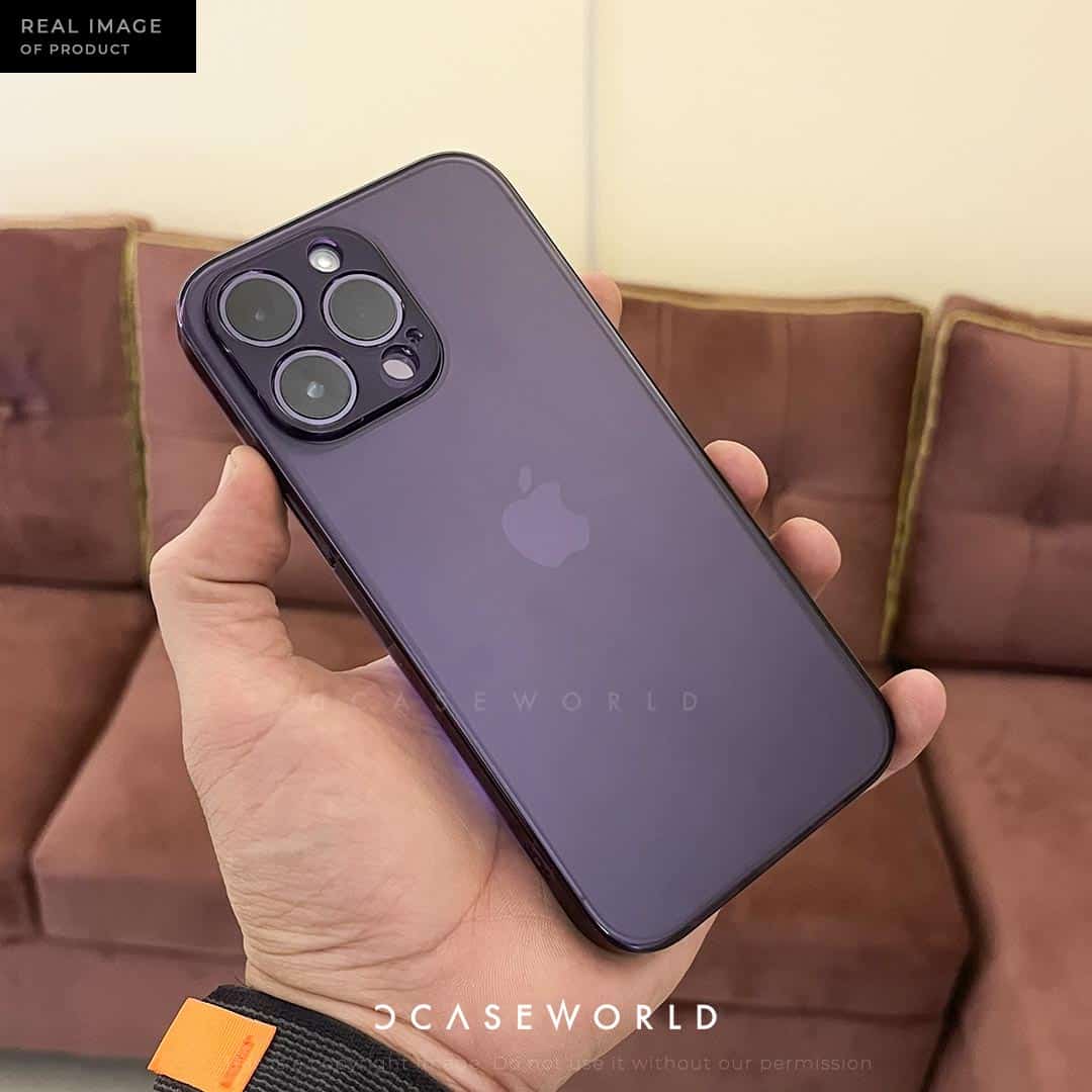 Purple Smooth Matte Case with Shiny Sides