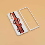 Designer White Glass Back with Microfibre Cloth Inside