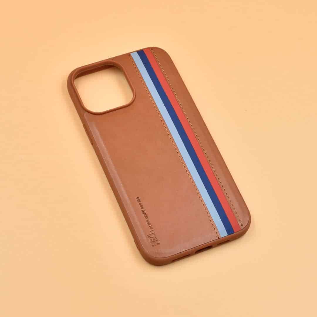 Tri Stripes Leather Case