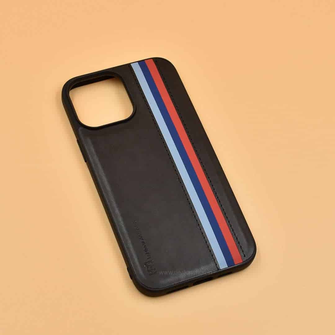 Tri Stripes Leather Case