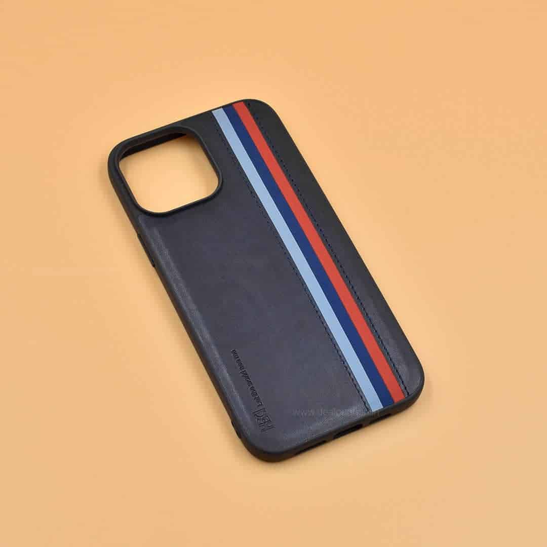 Tri Stripes Leather Case