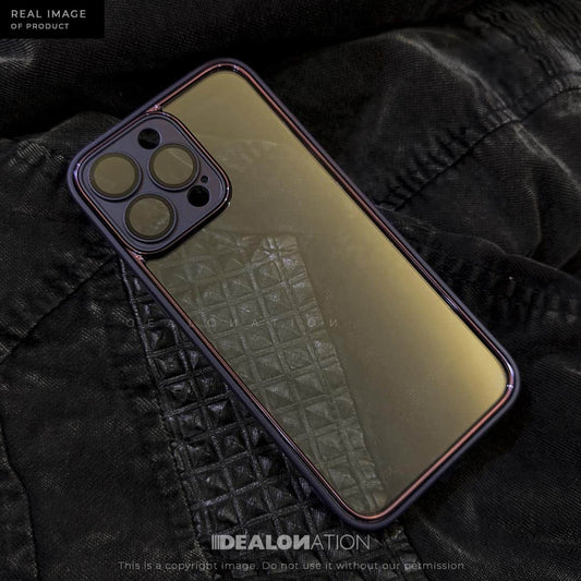 Purple Transee Case with Anti Scratch Back and Lens Protection