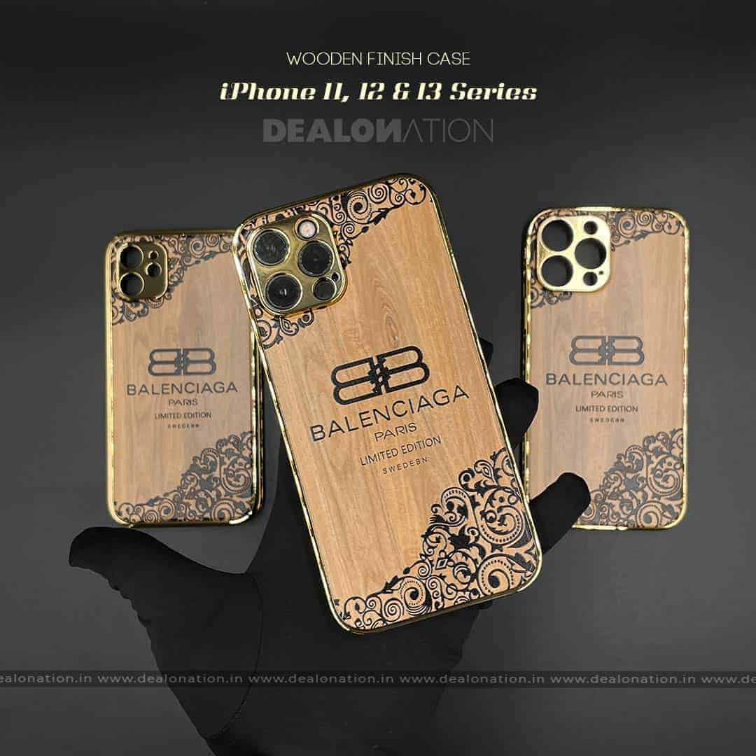 Wooden Finished Premium Designer Case