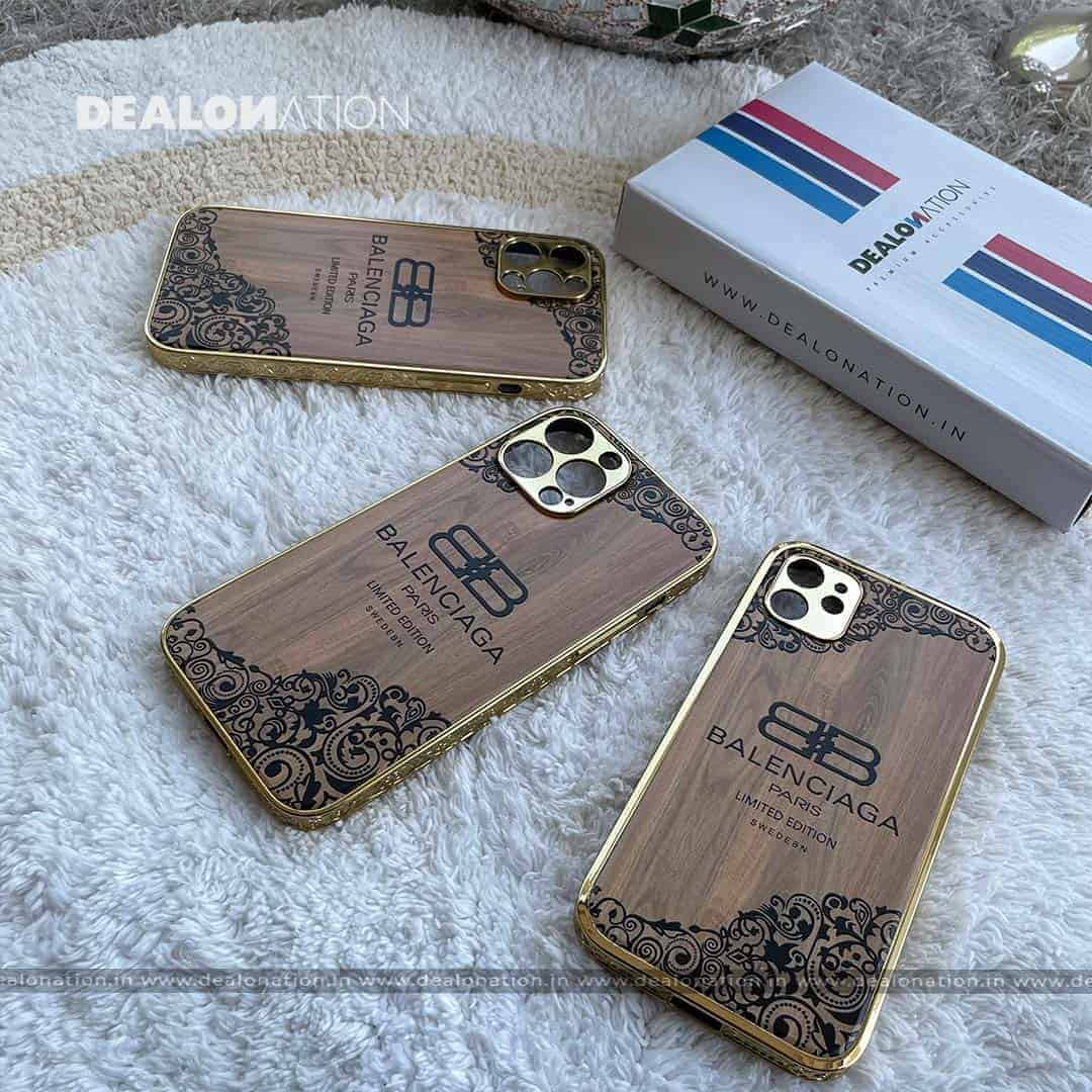 Wooden Finished Premium Designer Case