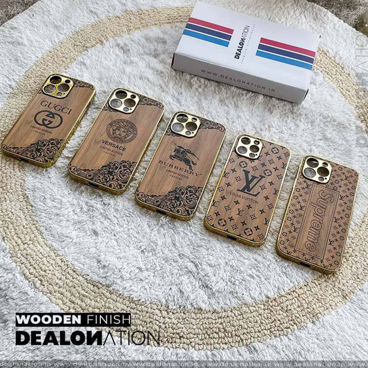 Wooden Finished Premium Designer Case