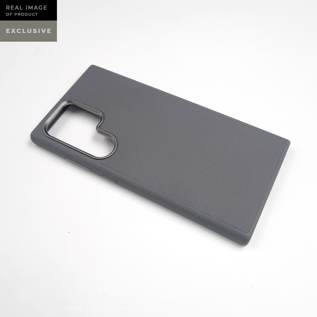 X-LEVEL Magnet Series PC+PU Leather Case with Titanium Camera Ring - S24 Ultra