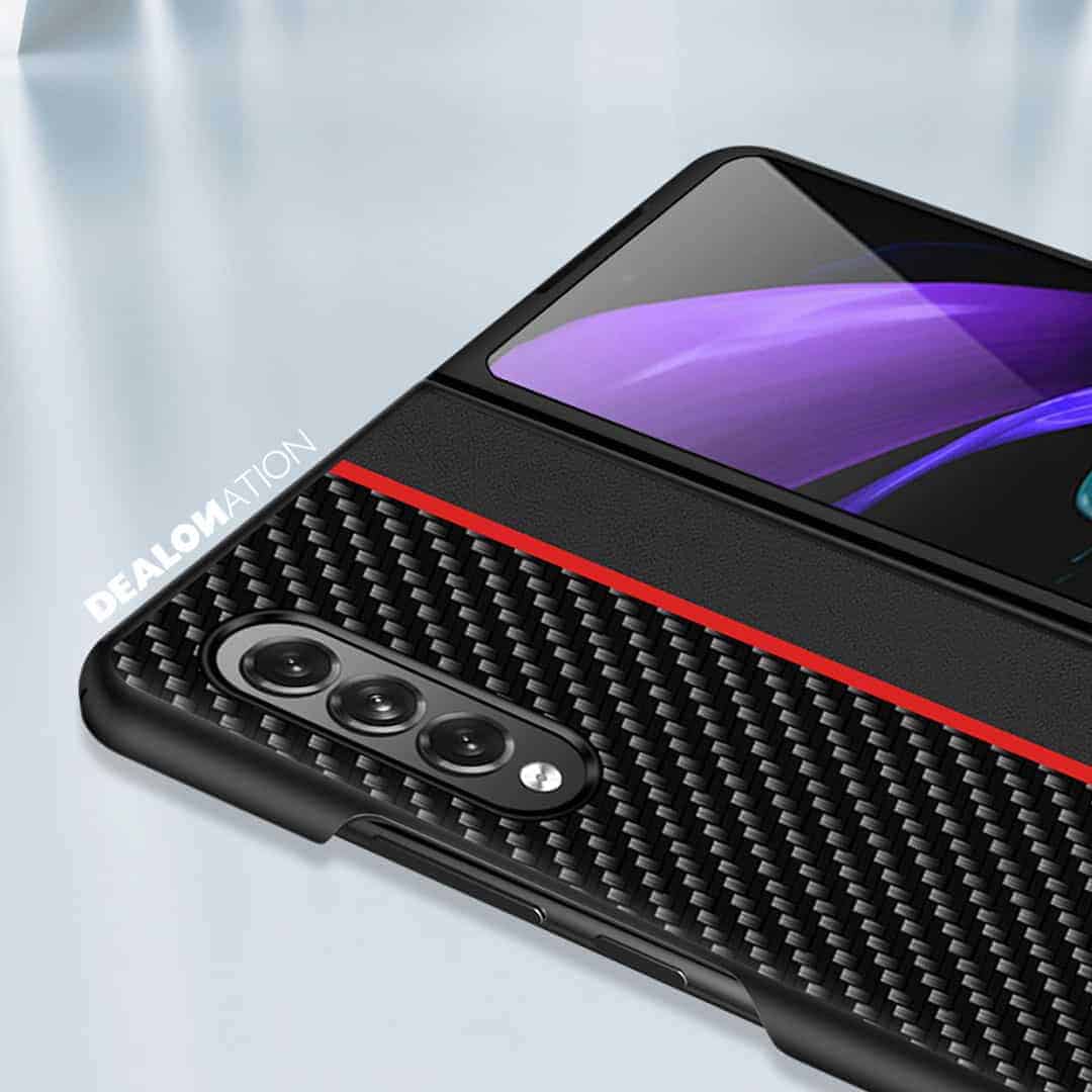 Carbon Fiber Stripes Case Z Fold 3