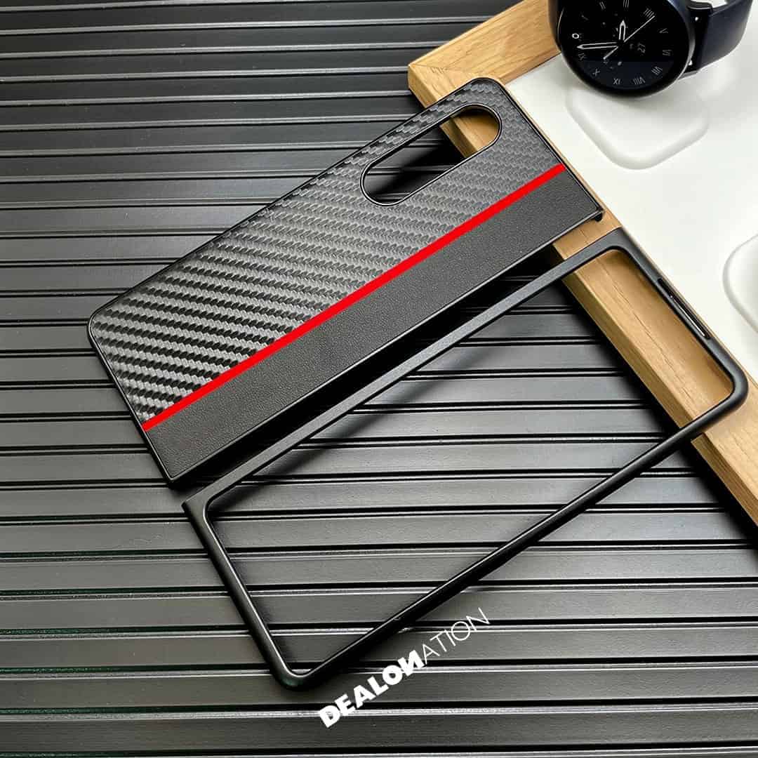 Carbon Fiber Stripes Case Z Fold 3