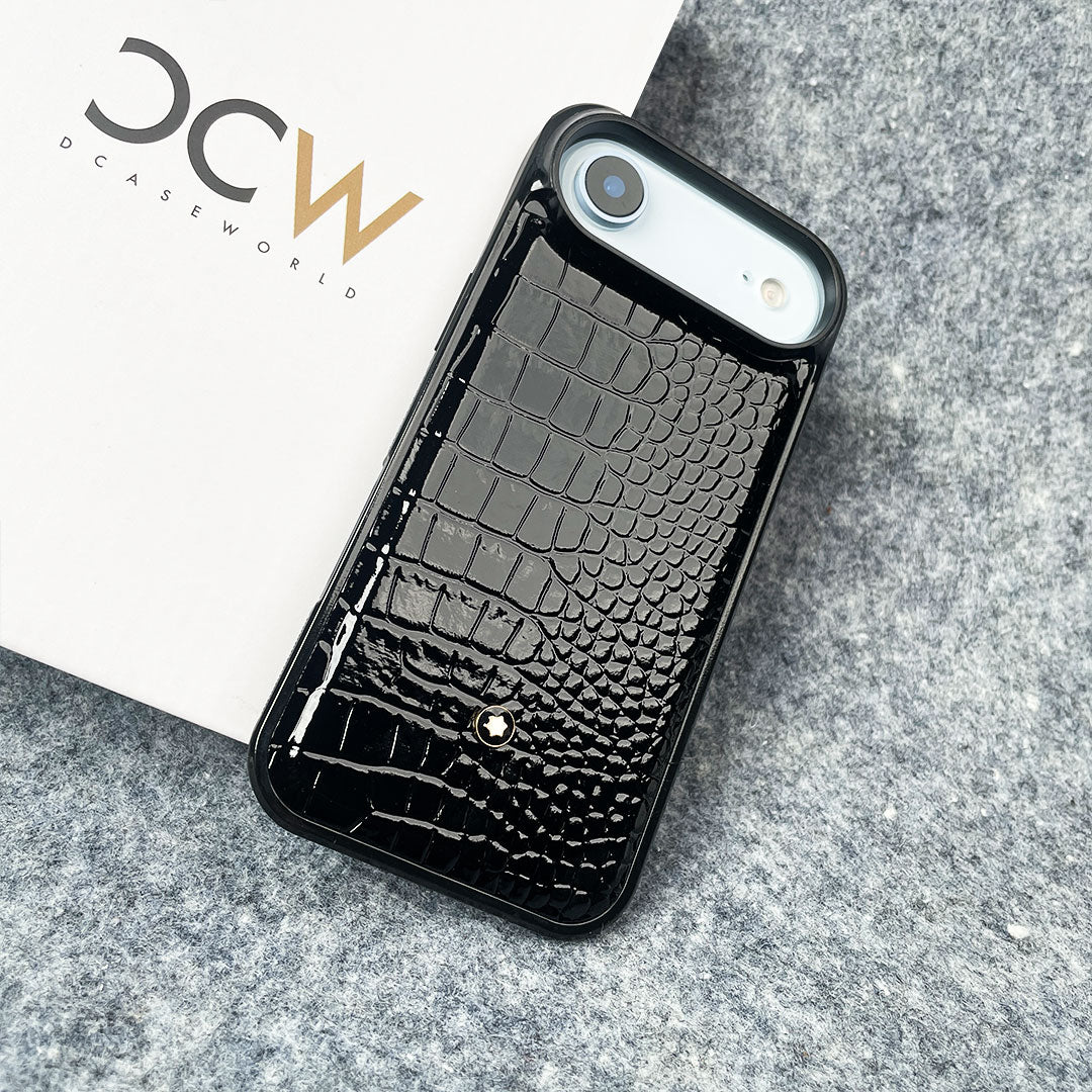 Luxury Croco Patent Leather Case