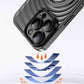 3D Wave Luxury Magnetic Bracket Case